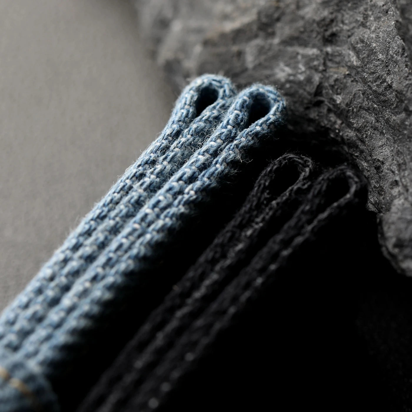 Handmade Japanese Okayama Denim Watch Strap, 20 22 24 26MM, Rugged Double Layer Style, Suitable for Mountain Watches