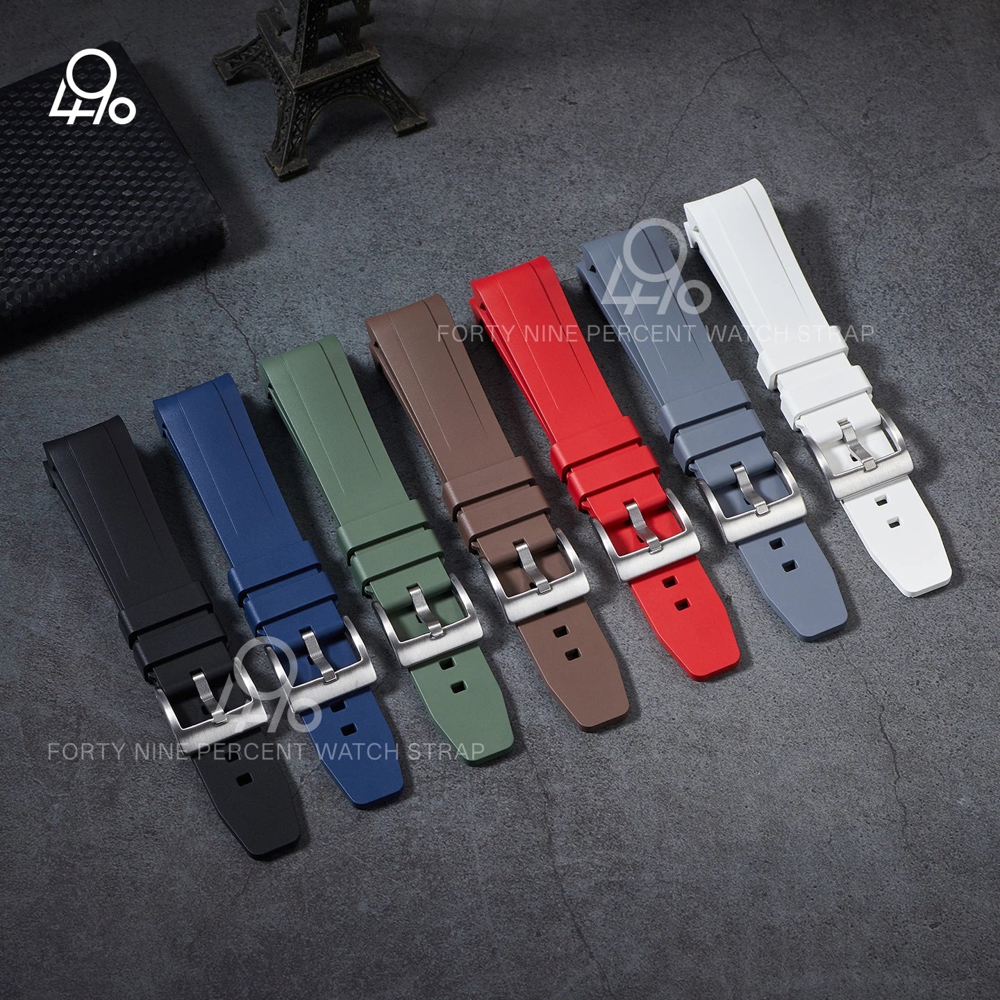 Bracelet de montre en caoutchouc FKM 20 mm, luxe, sport, pour Tudor Black Bay 58 BB58, modèles M79680/79730/70300.