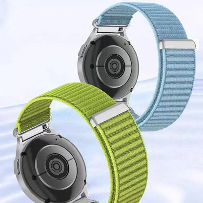 Cinturino classico in nylon intrecciato da 20mm 22mm per Samsung Galaxy Watch 7 6 5 4/3 41mm 45mm/Active 2/Gear S3 Frontier