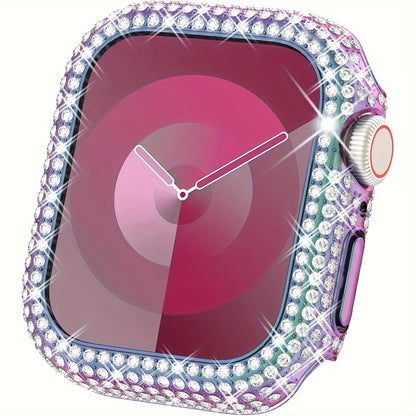 Блестящие стразы для корпуса Apple Watch, подходит для 38/40/41/42/44/45/49 мм, совместимо с Ultra/SE/10/9/8/7/6/5/4