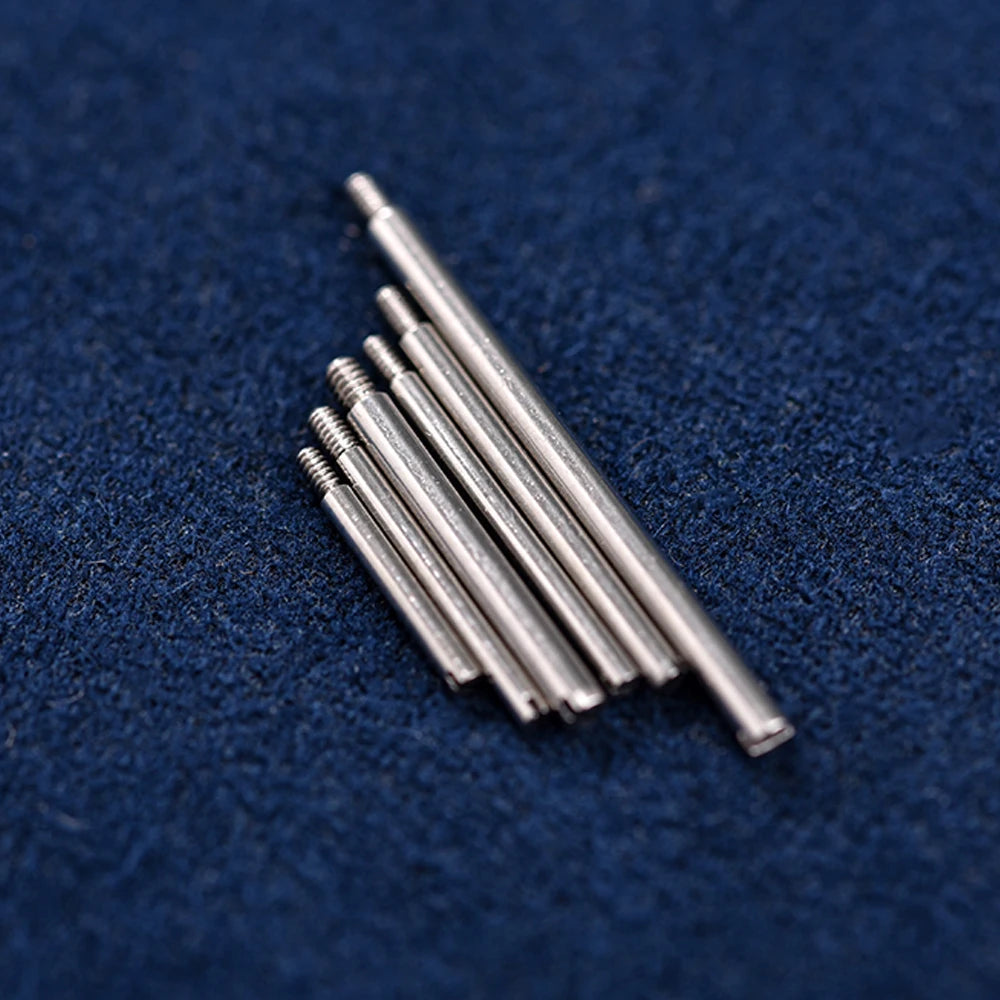 50 pièces/kit Vis et tiges pour bracelet en métal Rolex Oyster, vis en acier inoxydable, outils de réparation de montres, 10 tailles, kit d'outils et de pièces de montre en boîte