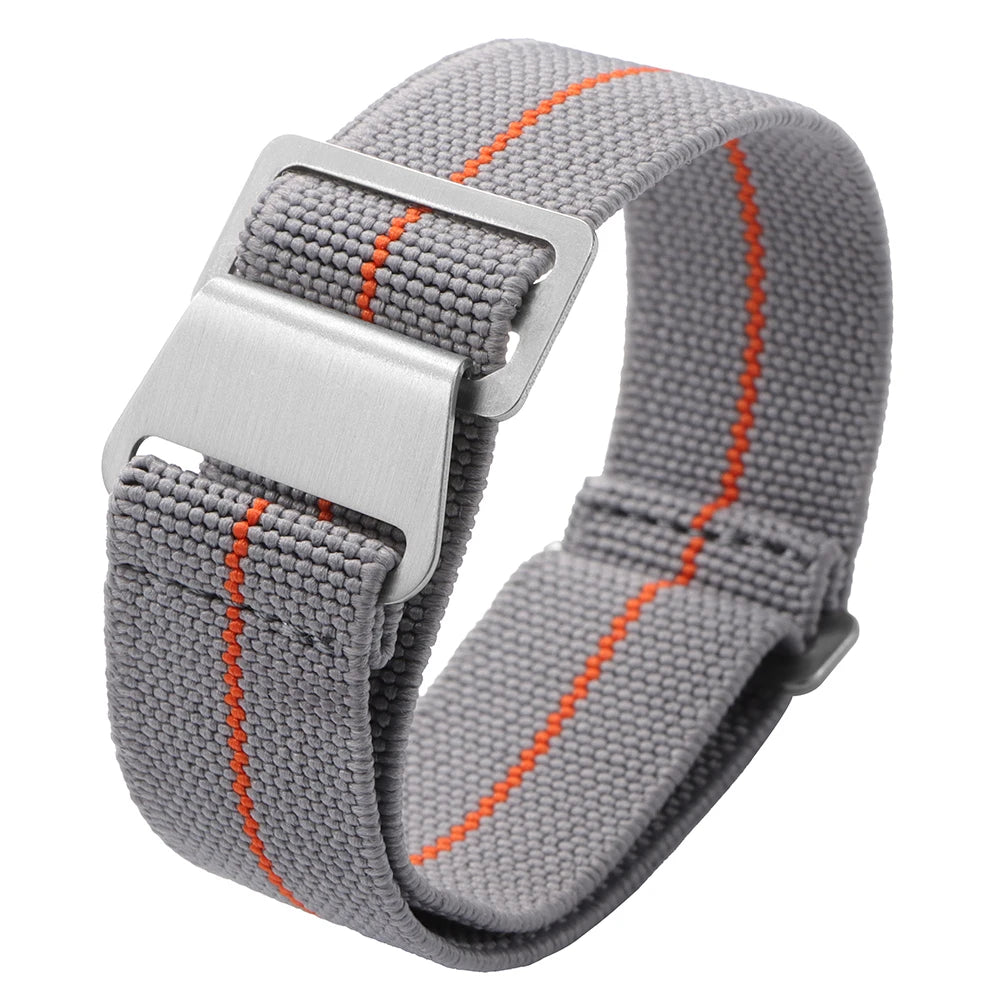 Bracelets de montre en Nylon 18/20/22mm, Parachute élastique respirant, respectueux de la peau, pour Rolex Water Ghost pour Omega pour Bracelet Tudor