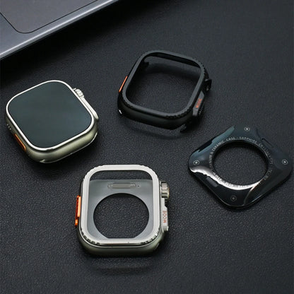 Boîtier métallique pour Apple Watch Ultra 3/2 49mm 11 10 46mm 9 8 7 45mm, protecteur en alliage d'aluminium pour Iwatch SE 44mm, couvercle de pare-chocs robuste