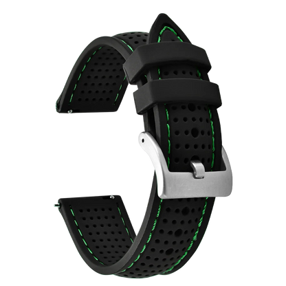 Bracelet de Sport en Silicone pour hommes, 18mm 20mm 22mm, en caoutchouc étanche, bracelet de remplacement pour Samsung S3 Huawei Watch GT2 46mm Amazfit GTR