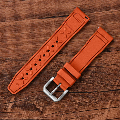 Bracelet en caoutchouc FKM 20mm 21mm 22mm pour montre IWC PILOT Portugal PORTOFINO, bracelet de plongée à libération rapide, montre connectée pour Huawei