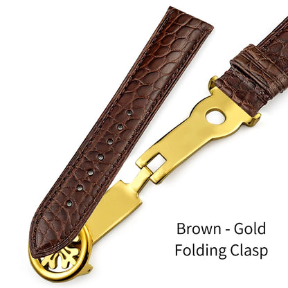 Luxurious Crocodile Leather Watch Strap, 20mm 19mm 21mm 22mm, for Patek Philippe 5227 5146 5147, American Alligator Watch Band