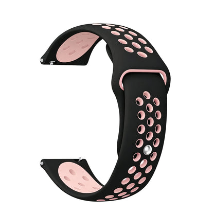 Cinturino in silicone da 20 mm 22 mm, per Amazfit Bip 6 5/GTS 3/2/2e/GTS2 Mini/GTR 3 Pro/42 mm/47 mm/2/2e/Stratos 2/3 Pro Sport Correa