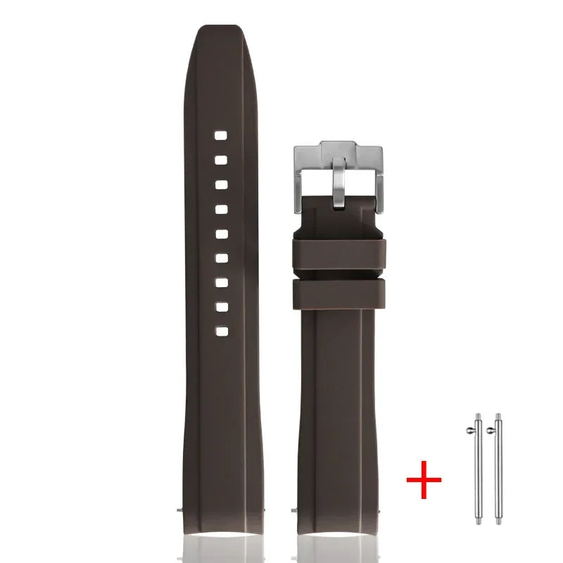 Cinturino in gomma TPU per Omega X Swatch MoonSwatch, ad ansa curva, in silicone, a sgancio rapido, da 20 mm, per cinturino per orologio planetario Snoopy