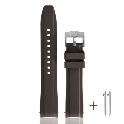 Cinturino in gomma TPU per Omega X Swatch MoonSwatch, ad ansa curva, in silicone, a sgancio rapido, da 20 mm, per cinturino per orologio planetario Snoopy