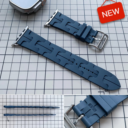 Cinturino Kilim a giro singolo per Iwatch Ultra3 2 Apple Watch Serie 11 10 9 8 7 6 5 Se 3 46mm 41mm 45mm 49mm, Blu Pastello