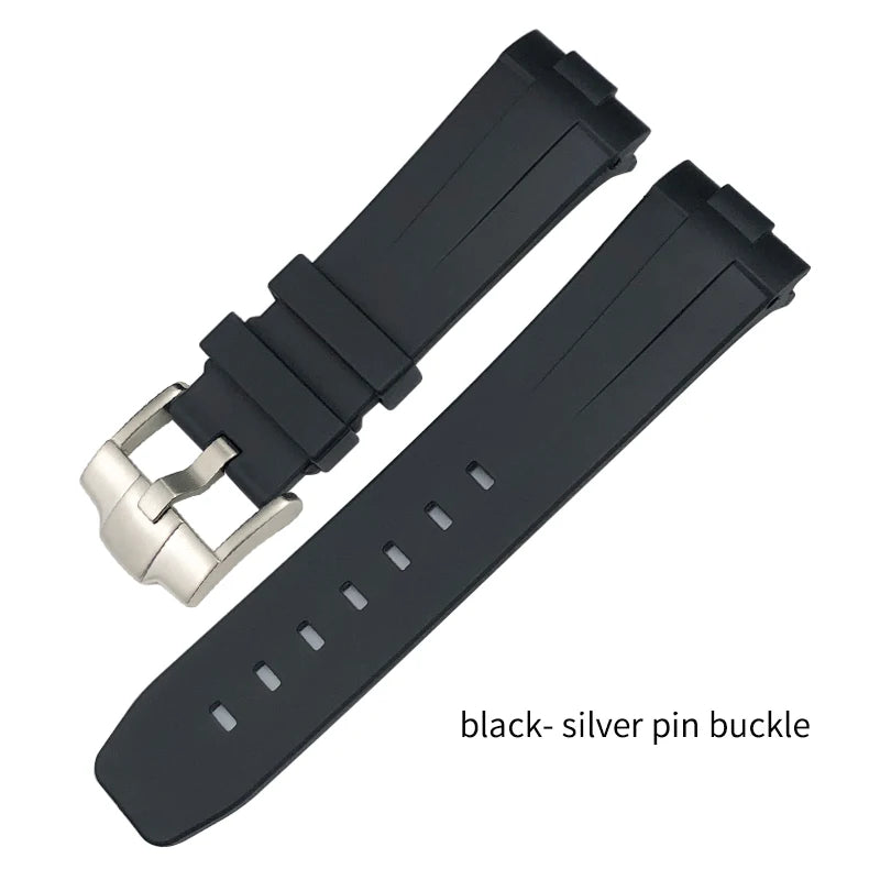 Rubber watch strap for SEIKO 5 Longines Hydroconquest mol Omega Planet Ocean, silicone watch strap, 21mm, 22mm, 23mm, 24mm, new
