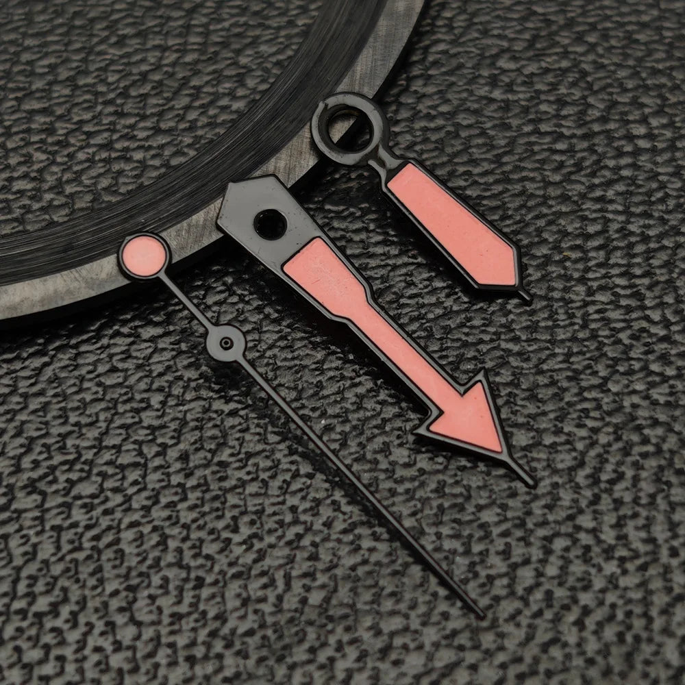 Accessoires de montre, aiguilles de montre NH35 NH36, aiguilles vertes super lumineuses, adaptées au mouvement NH35 NH36