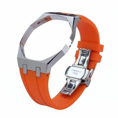 Kit de modification de bracelet en silicone et boîtier de montre en acier inoxydable pour Swatch X AP Royal Pop Pocket Changer, accessoires personnalisés pour montre