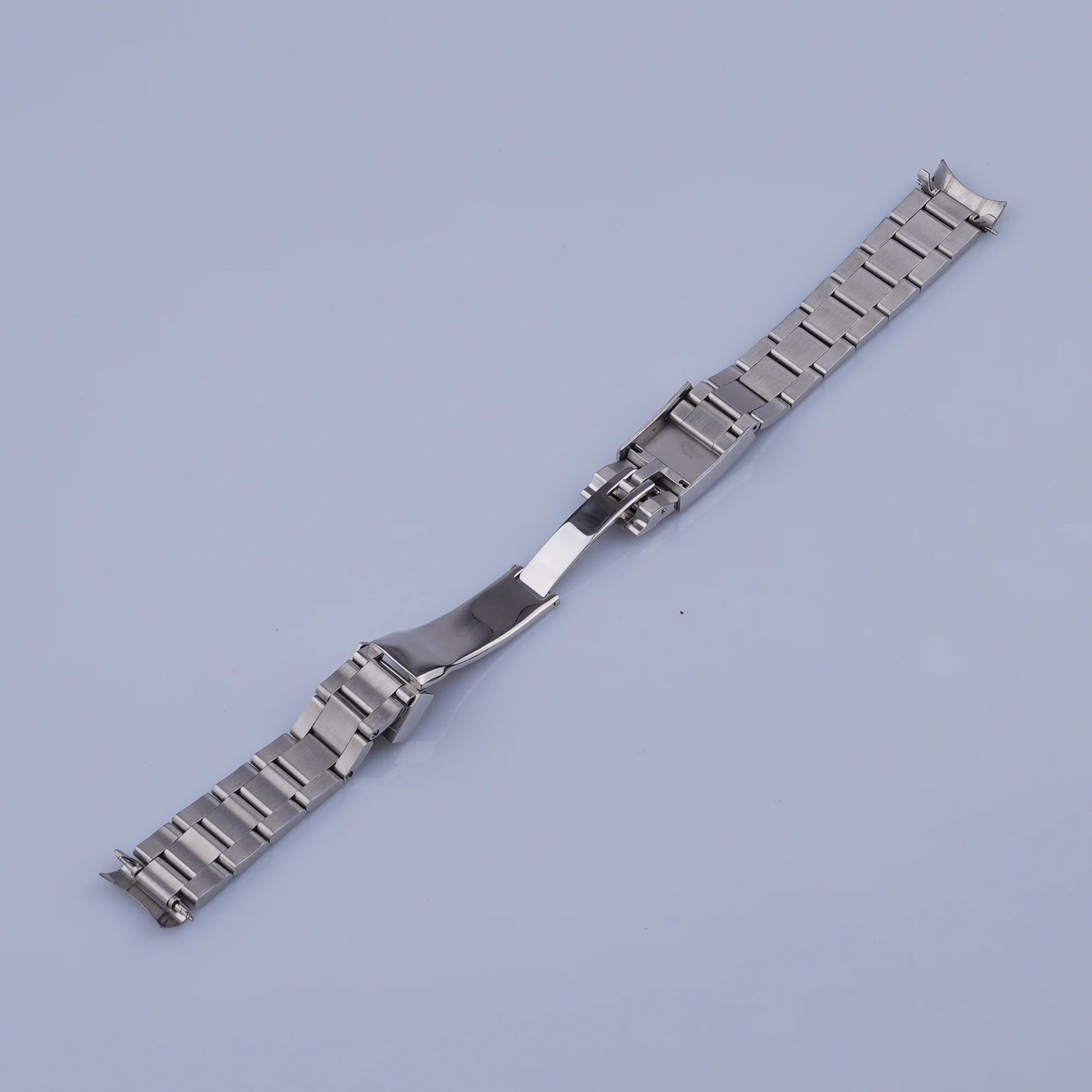 Rolamy 19 mm 20 mm 316 acciaio inossidabile argento Oyster Bracciale maglie piene cinturino orologio di ricambio per Datejust