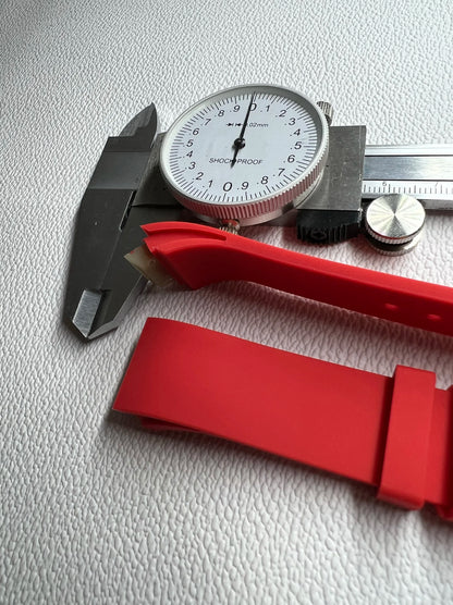 Cinturino per orologio in caucciù di alta qualità per orologio Richard Mille RM007-01/02, 22x14mm