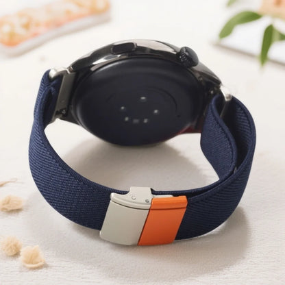 Cinturino elastico in nylon magnetico per Samsung Watch 7 6 5 4, braccialetto per Garmin, Amazfit, Huawei Watch GT, Xiaomi Watch