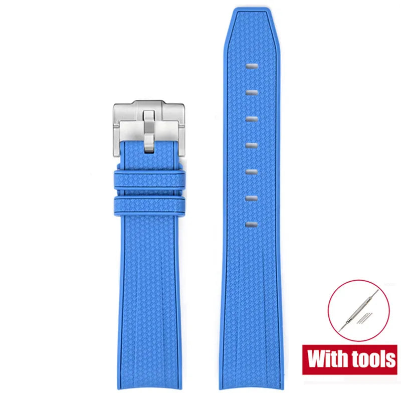 Diving Strap for Omega X Swatch, 20mm, MoonSwatch Joint, for Men and Women, Peripheral, Curved End, TPU Rubber Strap for Rolex, Watch Strap Tools