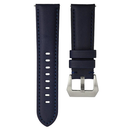 Bracelet de montre en toile et Nylon pour hommes, 22mm 24mm 26mm, pour Panerai LUMINOR DUE 1950 SUBMERSIBLE PAM bleu vert noir, en cuir de vache souple