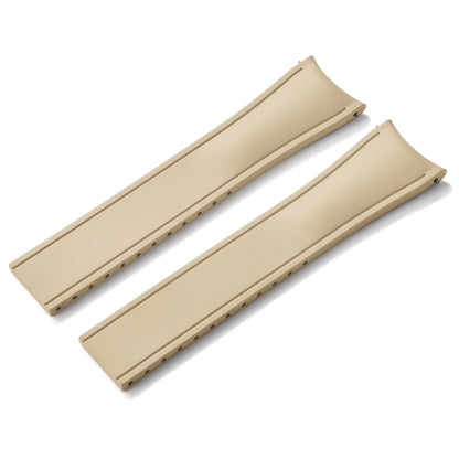 Bracelet de montre en caoutchouc pour Breitling - Courbé / Rapide