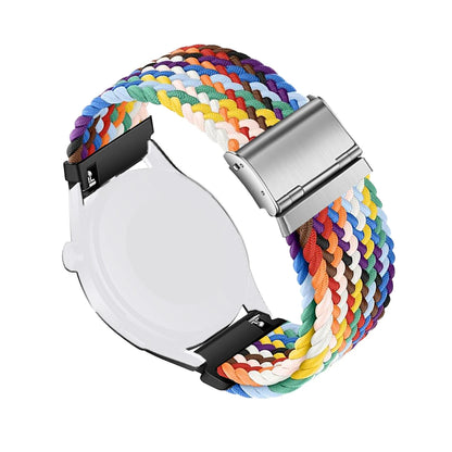 Bracelet à boucle tressée en Nylon, 20/22mm, pour Garmin Forerunner 265 55 965 165, Bracelet de Sport Garmin Venu 3/2 Vivoactive 5