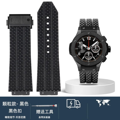 Cinturino per orologio da uomo in nylon e silicone, 20 mm, 22 mm, 24 mm, impermeabile e traspirante, in gomma, accessori