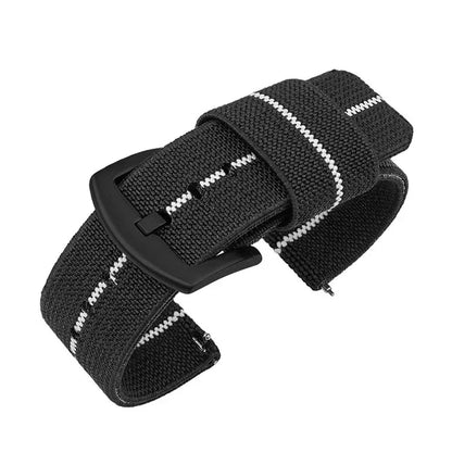 Bracelet de montre en Nylon 18mm 20mm 22mm 24mm bracelet élastique tissé armée pour Seiko bracelet à dégagement rapide bracelet de montre de Sport militaire pour hommes