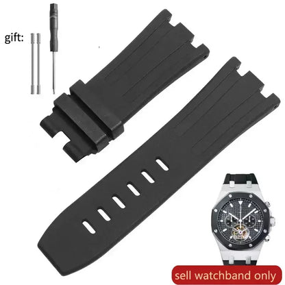 Pour AP Audemars et Piguet 15703 Royal Oak Offshore série étanche en caoutchouc Silicone bracelet de montre 28mm accessoires de montre hommes