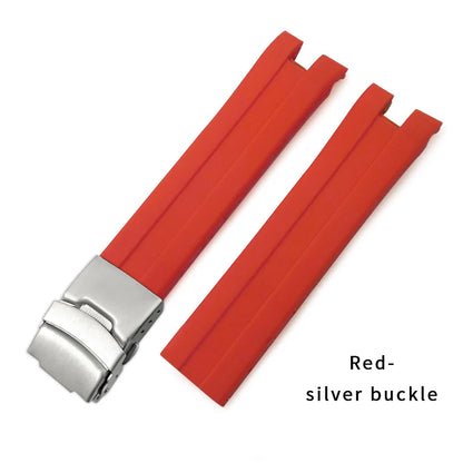 Bracelet de montre en caoutchouc de haute qualité, 21mm, adapté à Tissot T076 T076.417, coloré, doux, étanche, en Silicone naturel, bracelet de montre de sport