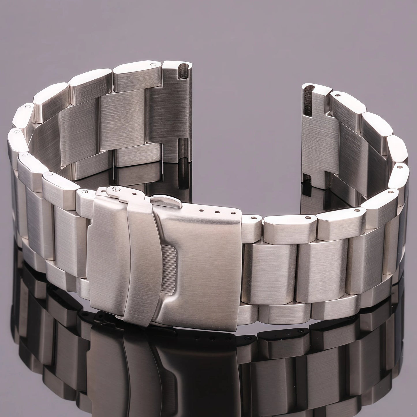 Bracelet de montre en acier inoxydable, 18mm, 20mm, 22mm, 24mm, lien, bleu, noir, or, accessoires