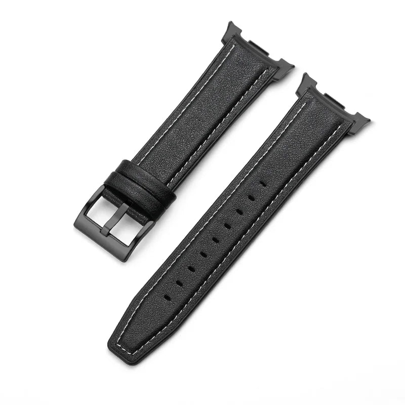 Leather Strap for Samsung Galaxy Watch 8 40 44mm /8 Classic 46mm, Sports Strap for Galaxy Ultra 2026 9 47mm, Professional Style