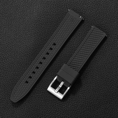 Bracelet en caoutchouc fluoré FKM, 18mm 20mm 22mm 24mm, Bracelet de montre à dégagement rapide pour plongée Omega Seiko Tissot Rolex, ceinture universelle