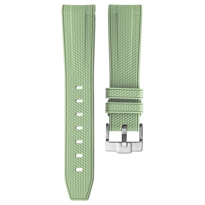 20mm Rubber Watch Strap for Tissot IWC Seiko 5 Hamilton Certina Oris Khaki Blue Brown Curved End 19mm Silicone Dive Watch Band