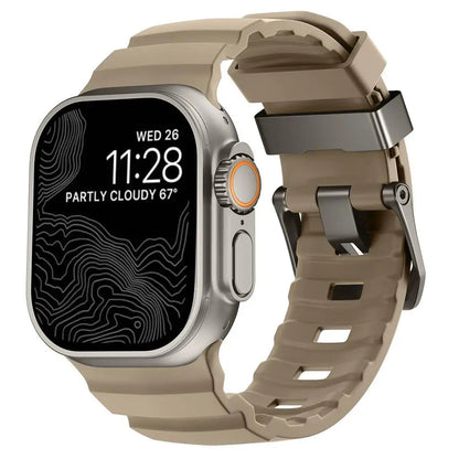 Cinturino in morbido silicone per Apple Watch Ultra 2 10 9 8 7 6 SE 5 4 per iWatch 38 40 41mm 42mm 44mm 45mm 46mm 49mm