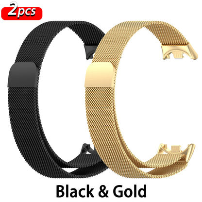 Bracelet Milanese Loop en Acier Inoxydable pour Xiaomi Mi Band 10 9 8 NFC – Accessoires pour Bracelets Connectés Xiaomi Mi Band 10 9 8