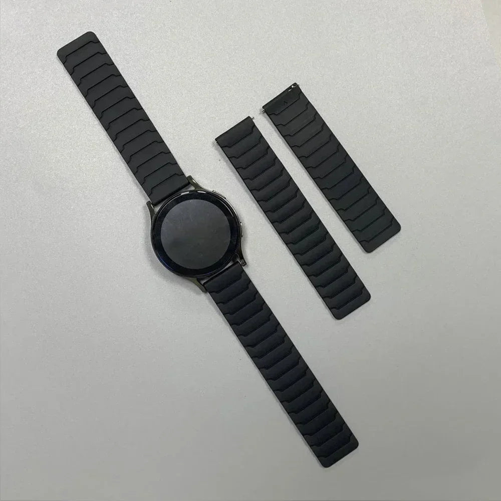 Bracelet magnétique en Silicone, 20 22mm, pour Huami AMAZFIT BIP 6 5 UNITY, pour Redmi 5 3 Active/Lite, pour Amazfit T-Rex 3 Pro 48mm