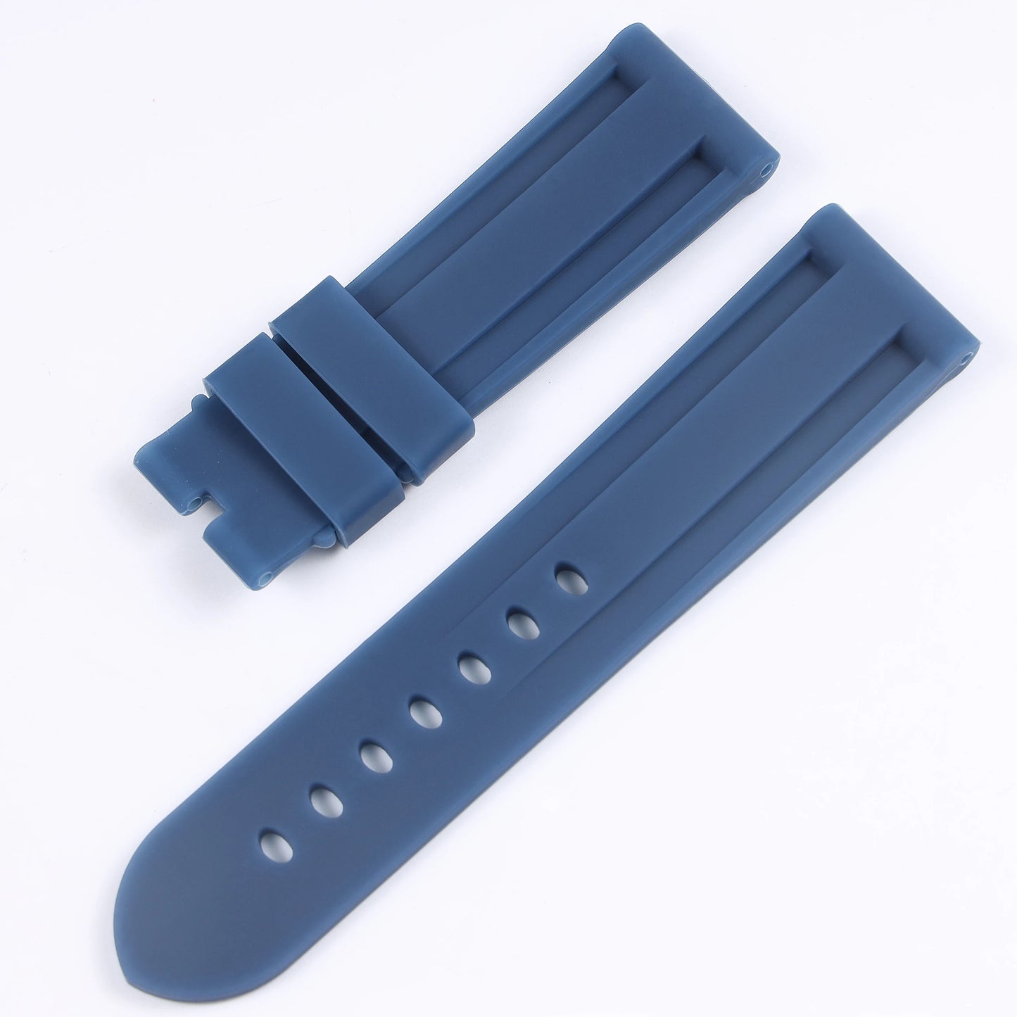 Bracelet de montre universel en silicone 20-26 mm noir jaune bleu vert rouge en caoutchouc pour Panerai Seiko Casio Huawei Samsung