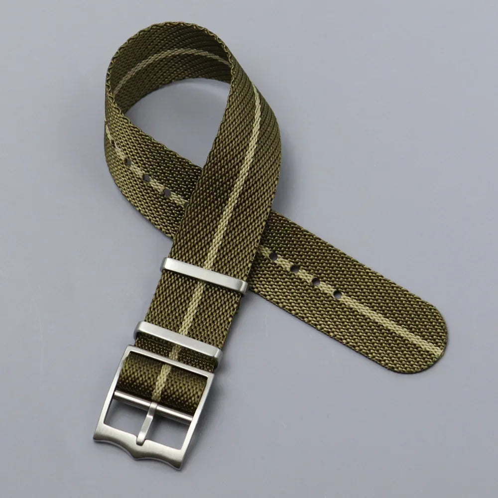 Cinturino militare in nylon da 20 mm 22 mm, cinturino in tela premium per Tudor Army, cinturini in tessuto Seiko per Rolex, cinturini per uomo e donna