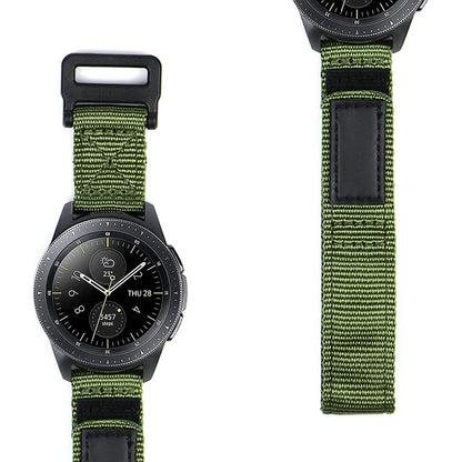 Bracelet de montre militaire en Nylon de qualité supérieure pour Samsung Galaxy Watch, pour hommes, avec libération rapide pour montre intelligente 20mm 22mm