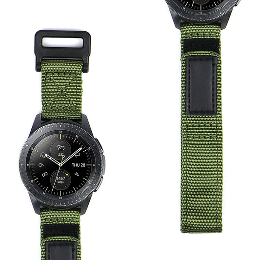 Премиальный нейлоновый военный ремешок для Samsung Galaxy Watch, мужской, с быстросъемным механизмом, для смарт-часов 20 мм 22 мм