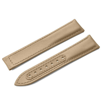 Bracelet de montre en Nylon en tissu voile, 20mm 22mm, en cuir, pour Omega Seamaster Swatch, boucle pliante, Bracelet universel