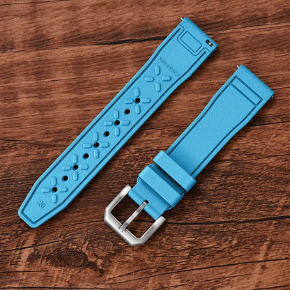 Bracelet en caoutchouc FKM 20mm 21mm 22mm pour montre IWC PILOT Portugal PORTOFINO, bracelet de plongée à libération rapide, montre connectée pour Huawei