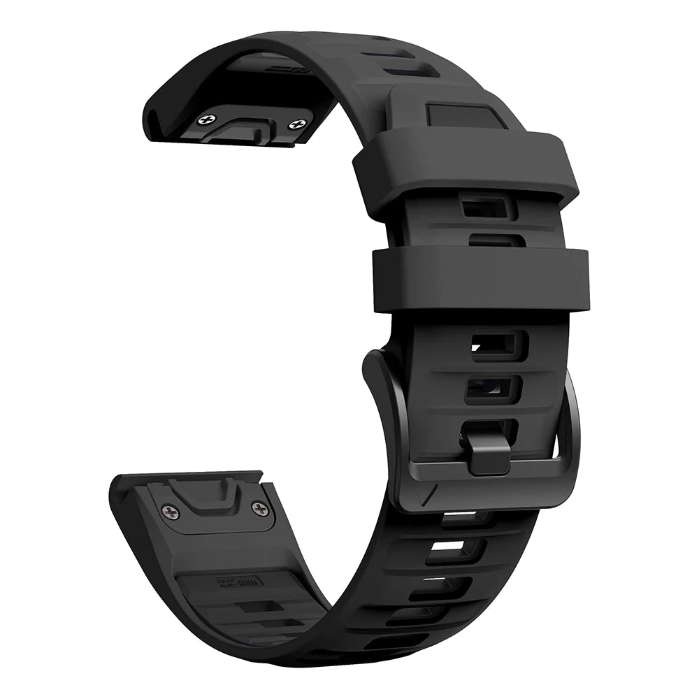 Bracelet de montre en silicone 22 mm 26 mm pour Garmin Fenix 8Pro 7 7X 6X Pro 5X Plus Epix Gen2 Enduro 3 2, bracelet souple à libération rapide QuickFit