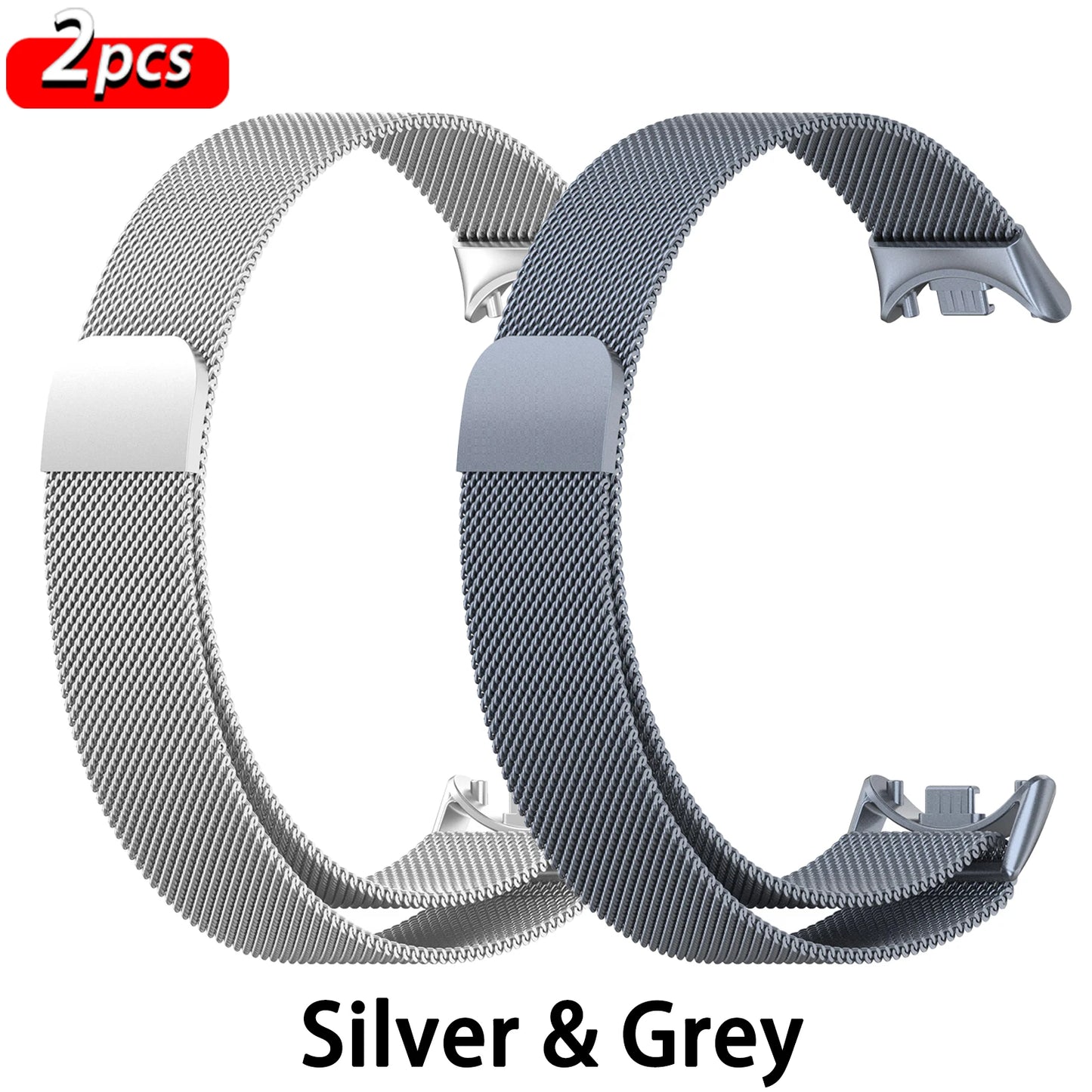 Bracelet Milanese Loop en Acier Inoxydable pour Xiaomi Mi Band 10 9 8 NFC – Accessoires pour Bracelets Connectés Xiaomi Mi Band 10 9 8