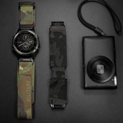 Cinturino HEMSUT per Garmin Fenix8 7 6 in nylon Quickfit 20 22 26mm, cinturino sportivo compatibile con EPIX /MK3 /Tactix