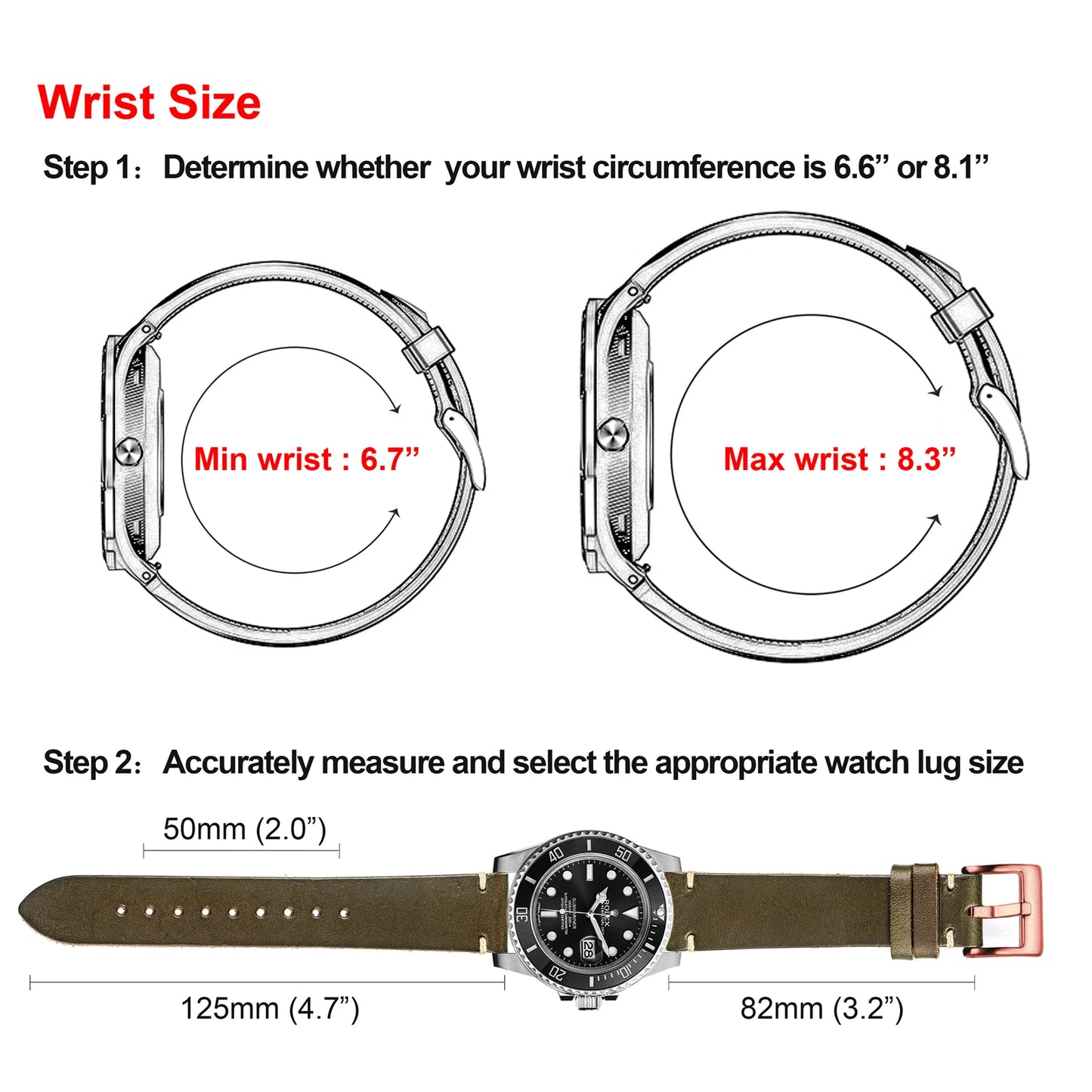 Horween US Chromexcel bracelets de montre en cuir marron souple bracelets en cuir faits à la main 18mm 20mm 22mm