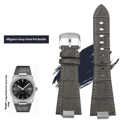 Pour Tissot 1853 Super Player PRX série T137.410/T137.407 bracelet de montre en cuir véritable T137 bracelet de montre en cuir surélevé pour hommes 12mm