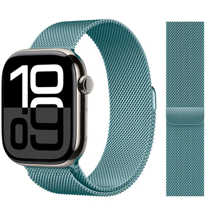Apple Watch 米兰尼斯表带，46mm 44mm 45mm 40mm 42mm 41mm，适配 iWatch 系列 11 10 9 8 SE 7 6 Ultra 3 2