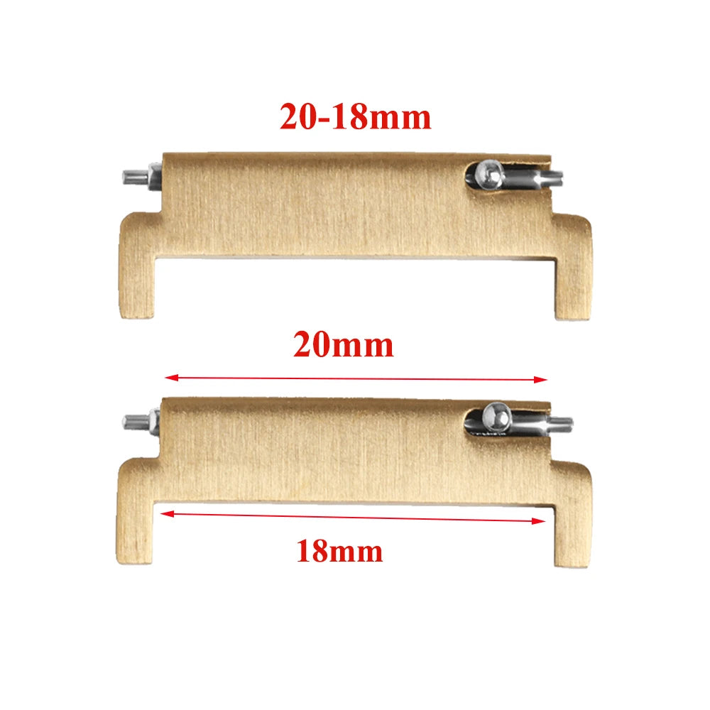 1 paire d'adaptateurs de bracelet de montre 18mm à 20mm, 22mm, 20mm à 18/20/22mm, 22mm à 22mm, connecteurs à broches à dégagement rapide, accessoires de montre