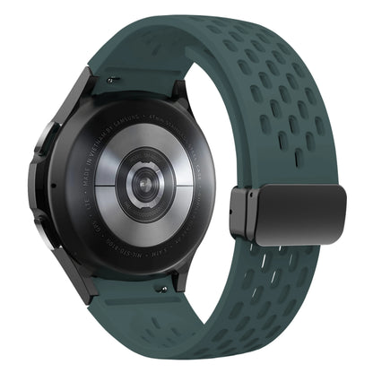 Bracelet en Silicone pour Samsung Galaxy Watch 7 6 5 4 40mm 44mm 5 Pro 45mm, bande à boucle magnétique 6 classique 43mm 47mm, sans espaces