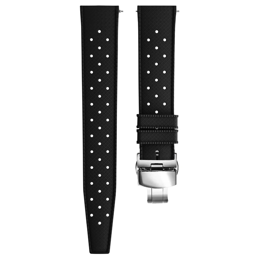 Quick Release Rubber Watch Strap, 20mm 22mm, for SEIKO SKX Citizen Hamilton Certina Tissot 19mm 21mm, Waterproof Sport Watch Band